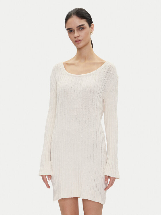 PINKO Плетена рокля 105301 A2N7 Екрю Regular Fit за Жени цена