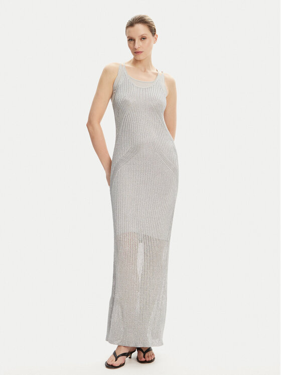 PINKO Плетена рокля Nelson 105146 A2LO Сив Regular Fit за Жени цена