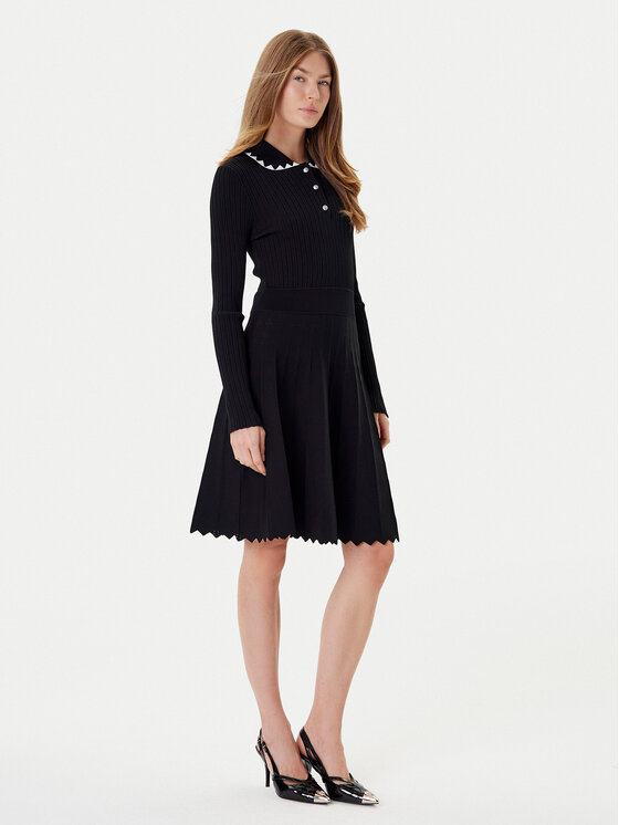 PINKO Плетена рокля Nisida 105422 A2PT Черен Regular Fit за Жени цена