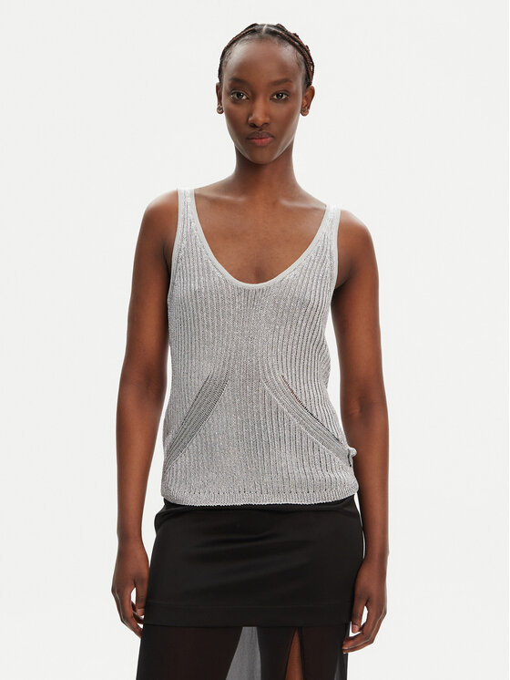 PINKO Пуловер Noha 105148 A2LO Сив Regular Fit за Жени цена