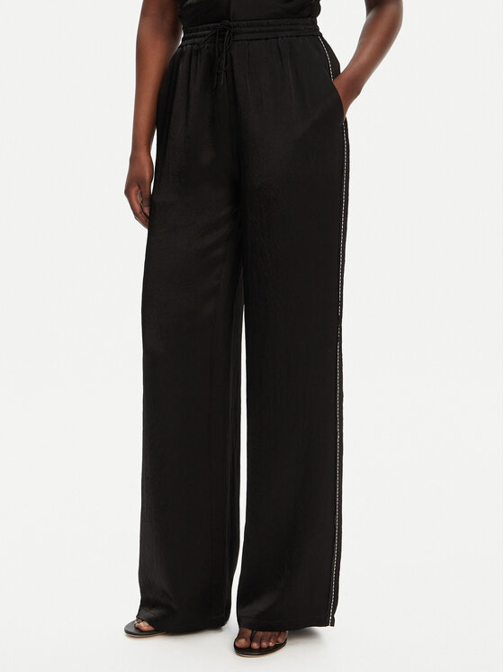 PINKO Текстилни панталони 104595 A2BU Черен Regular Fit за Жени цена