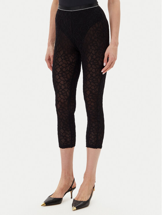 PINKO Текстилни панталони 105226 A2M5 Черен Slim Fit за Жени цена