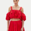 PINKO топ 105176 A2LD Червен Regular Fit за Жени цена