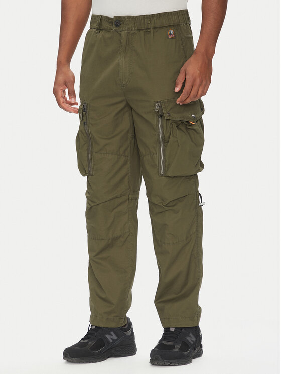 Parajumpers Текстилни панталони Baste 25SMPMPATW06 Зелен Regular Fit за Мъже цена