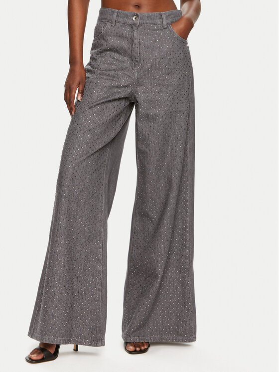Patrizia Pepe Дънки 8P0610/D080-S684 Сив Regular Fit за Жени цена