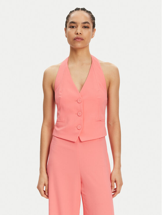 Patrizia Pepe Елек 2C1618 A411 Коралов Regular Fit за Жени цена
