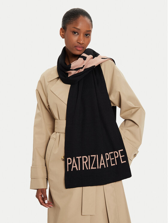 Patrizia Pepe Зимен шал 8F9239/A6B2-X1HM Черен за Жени цена