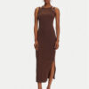 Patrizia Pepe Плетена рокля 2A2873/K258-B825 Кафяв Regular Fit за Жени цена
