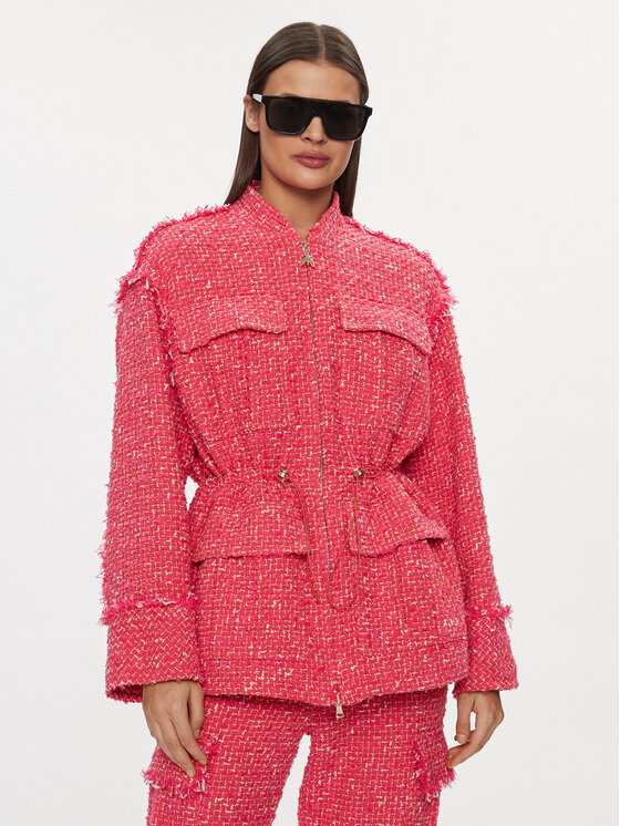 Patrizia Pepe Преходно яке 8O0113/A376-F592 Розов Regular Fit за Жени цена