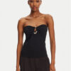 Patrizia Pepe топ 2M4460/J129-K103 Черен Regular Fit за Жени цена