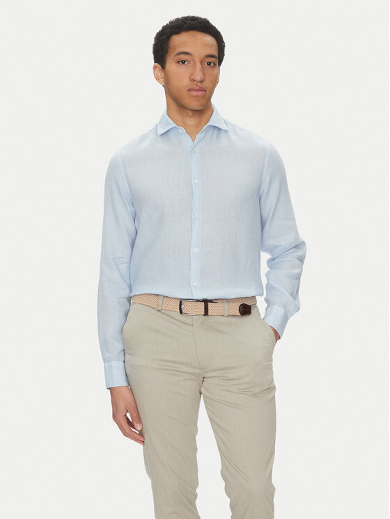 Paul&Shark Риза 25413180CF Светлосиньо Regular Fit за Мъже цена