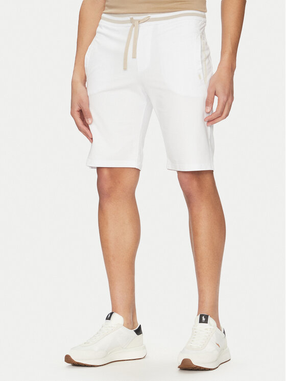 Paul&Shark Спортни шорти 25411847 Бял Regular Fit за Мъже цена
