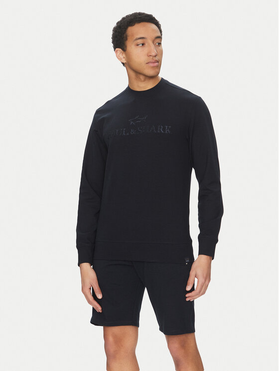 Paul&Shark Суитшърт 25411881 Тъмносин Regular Fit за Мъже цена