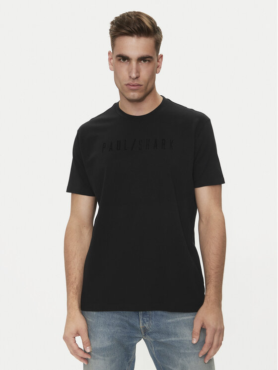 Paul&Shark Тишърт 14311638 Черен Regular Fit за Мъже цена