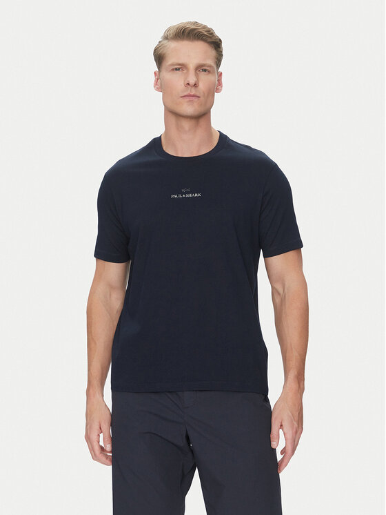 Paul&Shark Тишърт C0P1240 Тъмносин Regular Fit за Мъже цена
