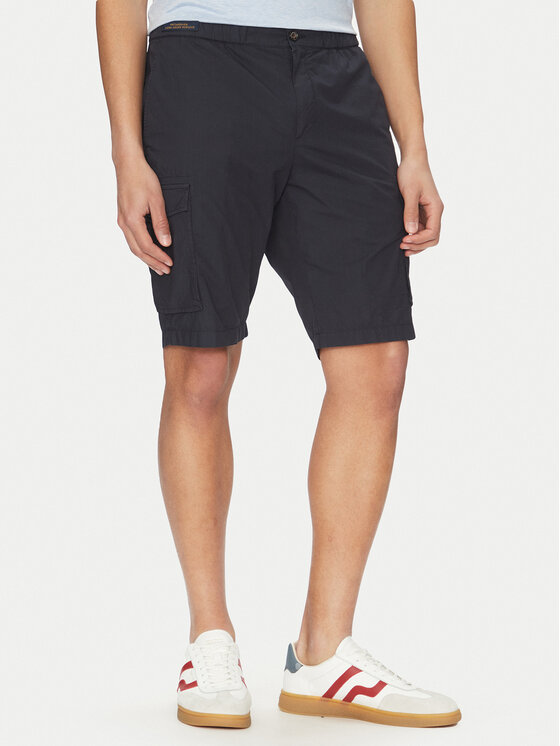 Paul&Shark Шорти от плат 25414025 Тъмносин Regular Fit за Мъже цена