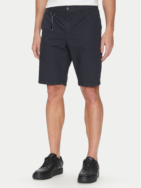 Paul&Shark Шорти от плат 25414026 Тъмносин Regular Fit за Мъже цена