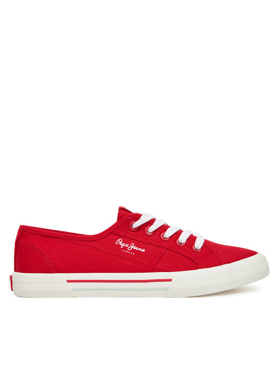 Pepe Jeans Гуменки Brady Basic W PLS31287 Червен за Жени цена
