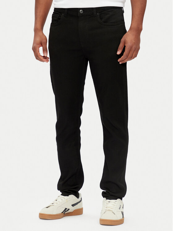 Pepe Jeans Дънки Hatch PM207388 Черен Slim Fit за Мъже цена
