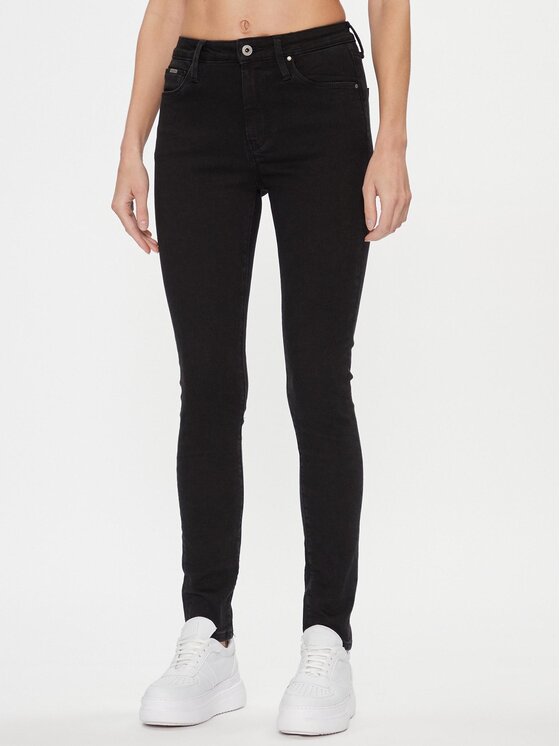Pepe Jeans Дънки PL204584XG6 Черен Skinny Fit за Жени цена