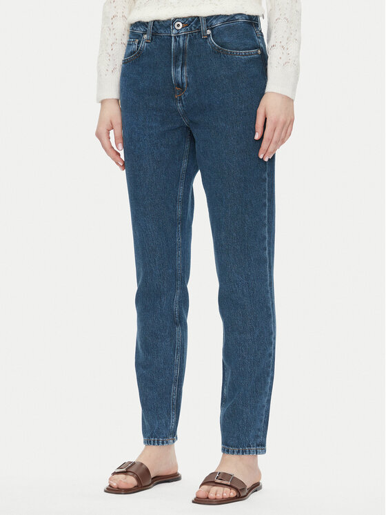 Pepe Jeans Дънки PL204591 Тъмносин Tapered Fit за Жени цена