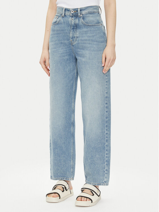 Pepe Jeans Дънки PL204739 Син Loose Fit за Жени цена