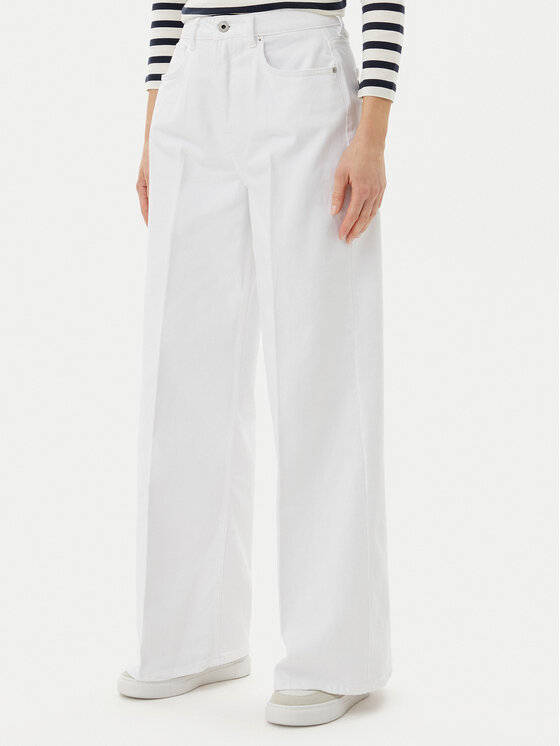 Pepe Jeans Дънки PL204740 Син Wide Leg за Жени цена