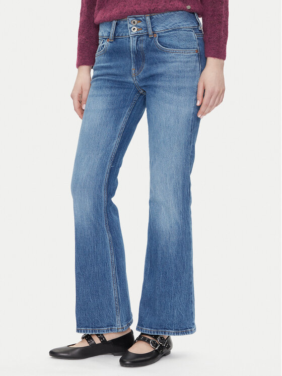 Pepe Jeans Дънки PL204877 Син Flare Fit за Жени цена