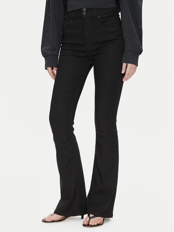 Pepe Jeans Дънки PL204905 Черен Flare Fit за Жени цена