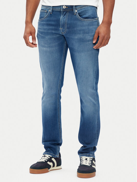 Pepe Jeans Дънки PM207389 Син Slim Fit за Мъже цена