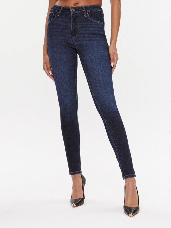 Pepe Jeans Дънки Regent PL204171 Тъмносин Skinny Fit за Жени цена