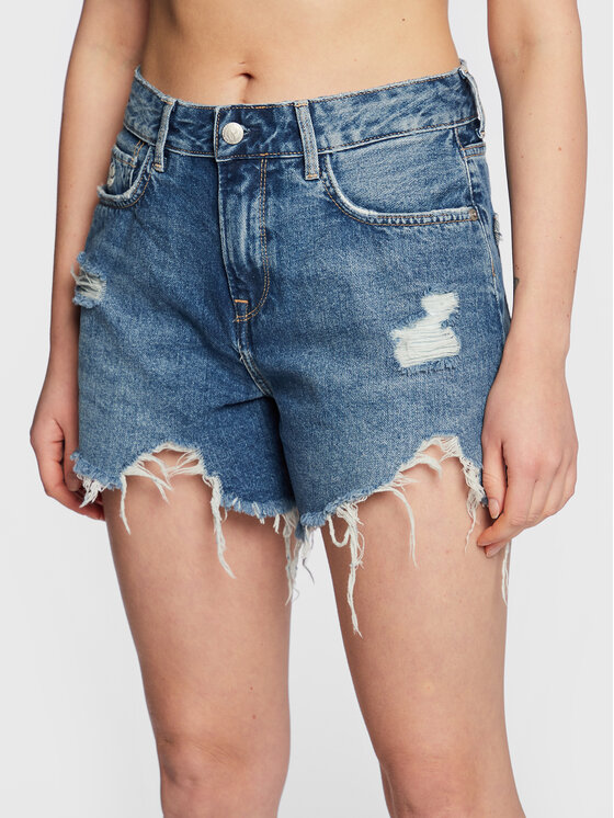 Pepe Jeans Дънкови шорти Marly PL801009 Син Regular Fit за Жени цена