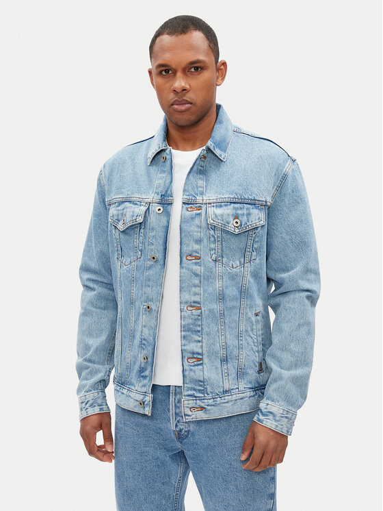 Pepe Jeans Дънково яке Pinners PM402715 Син Regular Fit за Мъже цена