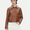 Pepe Jeans Кожено яке Hillary PL402542 Кафяв Regular Fit за Жени цена