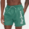 Pepe Jeans Плувни шорти Logo PMB10419 Зелен Regular Fit за Мъже цена