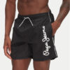 Pepe Jeans Плувни шорти Logo PMB10419 Черен Regular Fit за Мъже цена