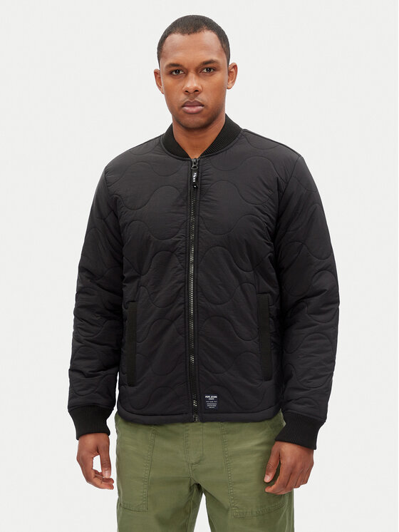Pepe Jeans Преходно яке Malabar PM403061 Черен Regular Fit за Мъже цена