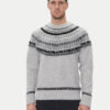 Pepe Jeans Пуловер Fairisle PM702504 Сив Regular Fit за Мъже цена