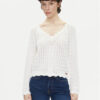 Pepe Jeans Пуловер Olya PL702288 Екрю Regular Fit за Жени цена