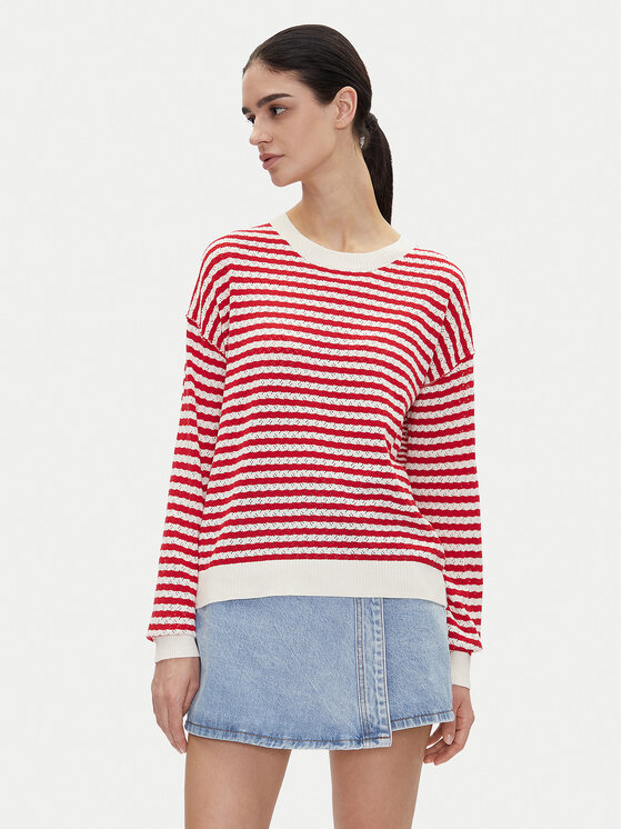 Pepe Jeans Пуловер Poppy PL702278 Червен Regular Fit за Жени цена