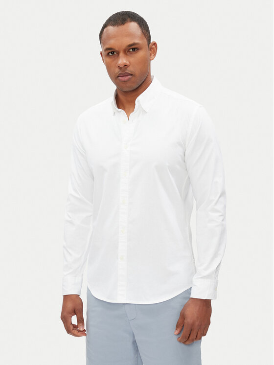 Pepe Jeans Риза Phil PM308274 Бял Regular Fit за Мъже цена