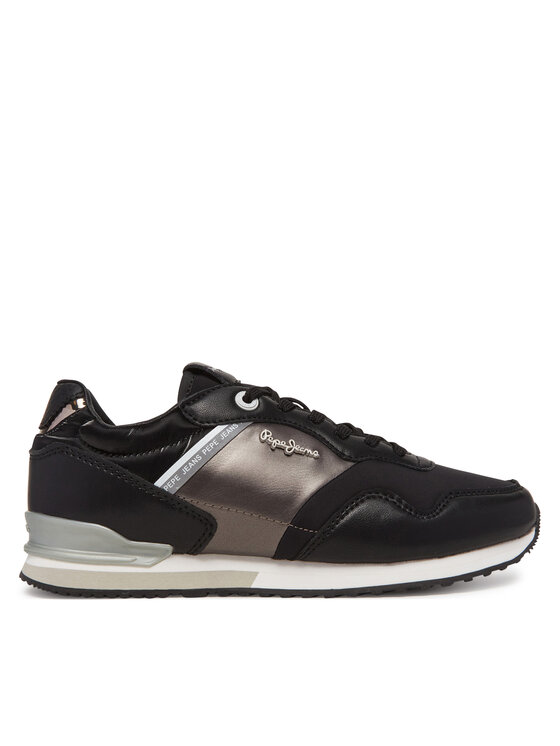 Pepe Jeans Сникърси London Shine W PLS40046 Черен за Жени цена