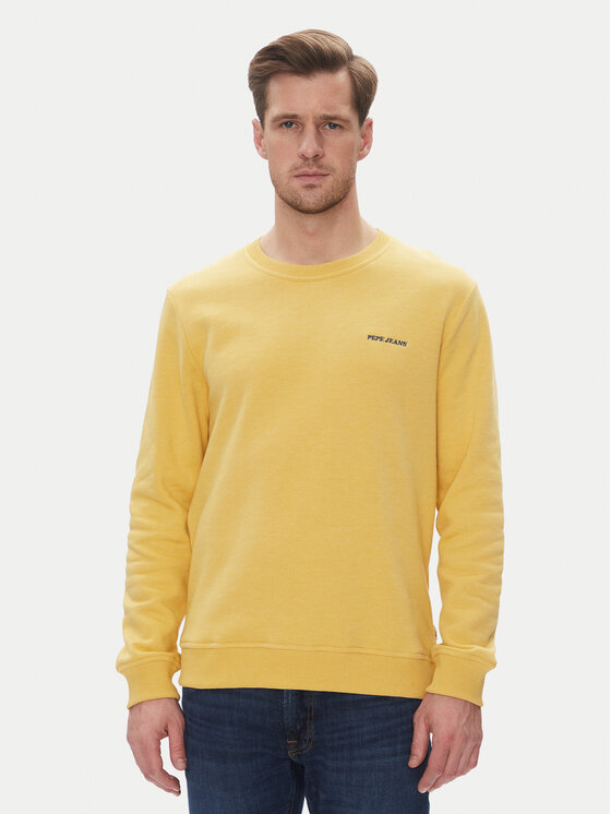 Pepe Jeans Суитшърт Damian PM582754 Жълт Regular Fit за Мъже цена