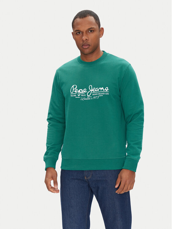 Pepe Jeans Суитшърт Dumas PM582832 Зелен Regular Fit за Мъже цена