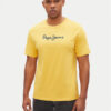 Pepe Jeans Тишърт Eggo N PM508208 Жълт Regular Fit цвят на ниска цена
