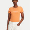 Pepe Jeans Тишърт New Virginia PL505202 Оранжев Slim Fit за Жени цена