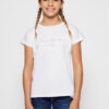 Pepe Jeans Тишърт Nuria PG502460 Бял Regular Fit за Момичета цена