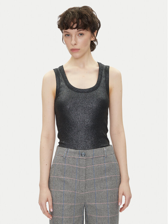 Pepe Jeans топ Lacey PL505993 Черен Slim Fit за Жени цена