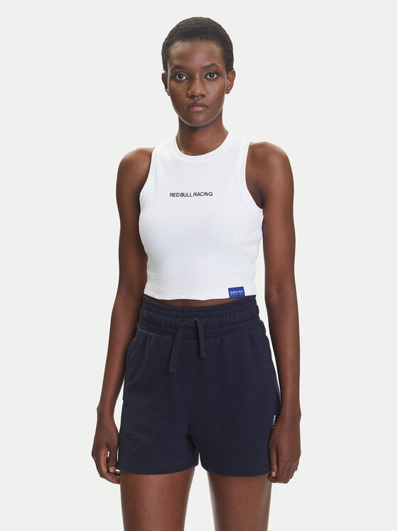 Pepe Jeans топ Red Bull Racing Logo RL500002 Бял Slim Fit за Жени цена