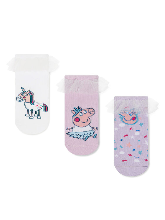 Peppa Pig Чорапи ACCCS-SS25-205PP(3-PACK) Бял за Момичета цена